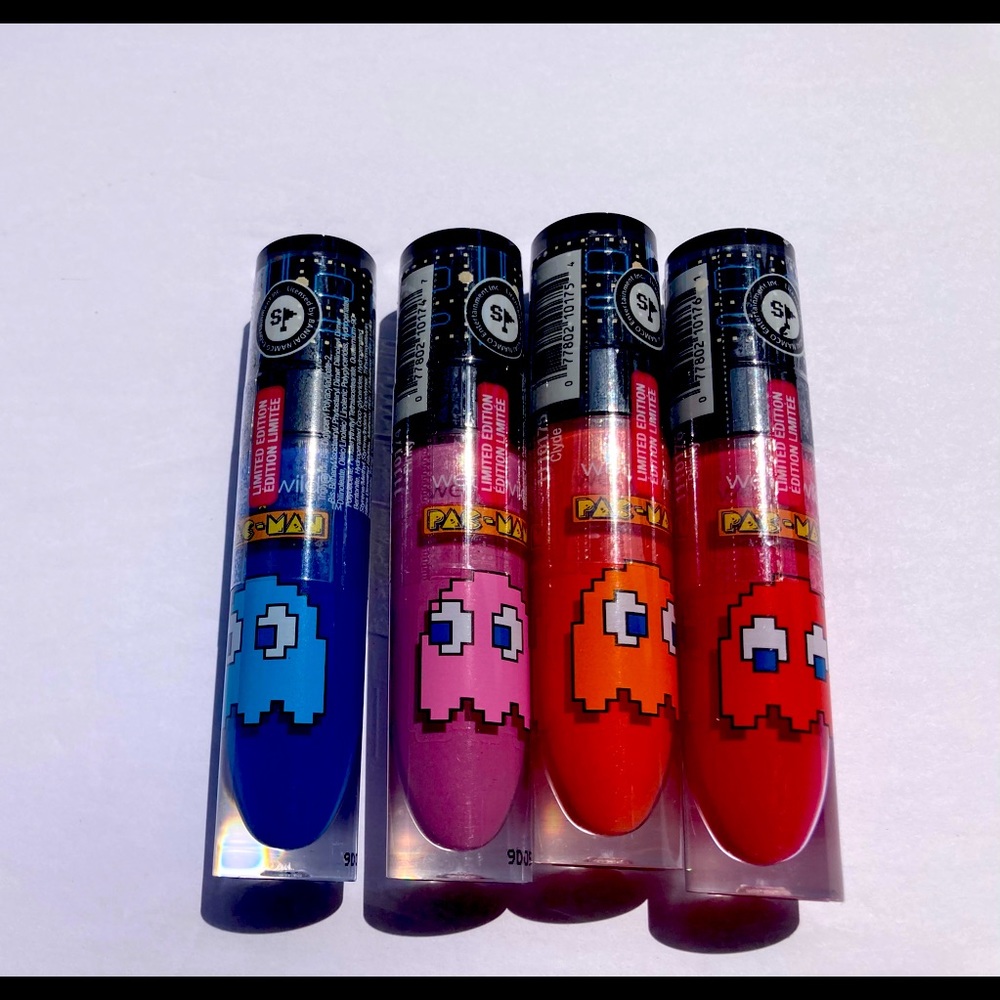 Wet N Wild Brand New PAC Man 4 Piece Lip Gloss Set. Brand New